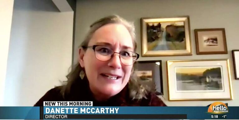 Danette McCarthy in TV interview.