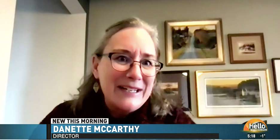 Danette McCarthy in TV interview